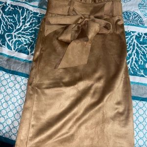 Bohme fitted long pencil skirt